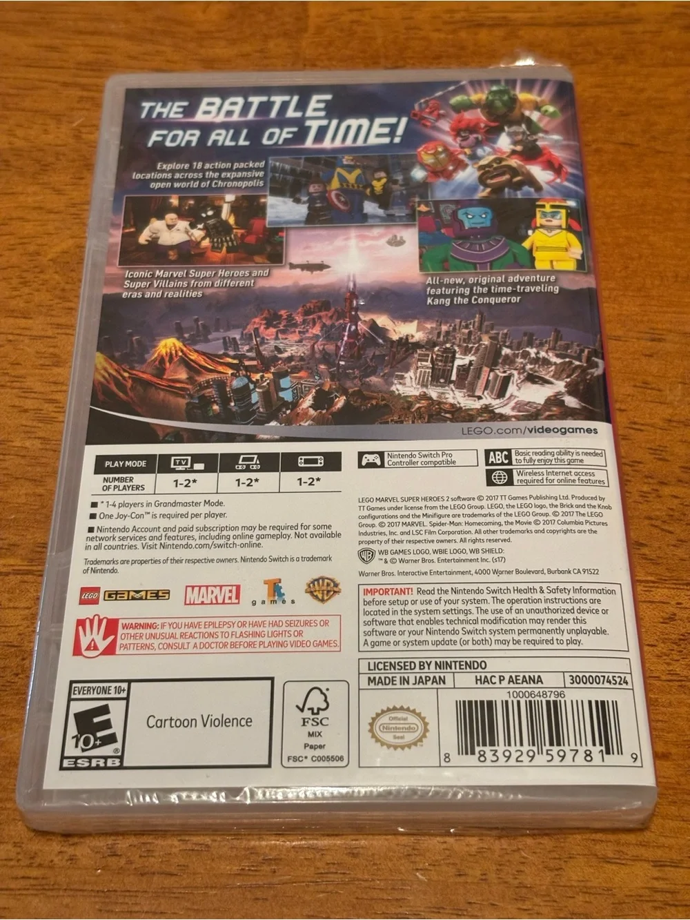 Lego Marvel Super Heroes 2 Video Game Brand New Factory Sealed